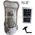Solar LED rechargeable hurricane lamp